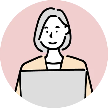 女性スタッフのイメージイラスト